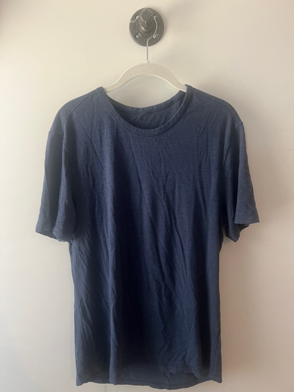 lululemon athletica Men's Crew Neck Tee - Navy Blue